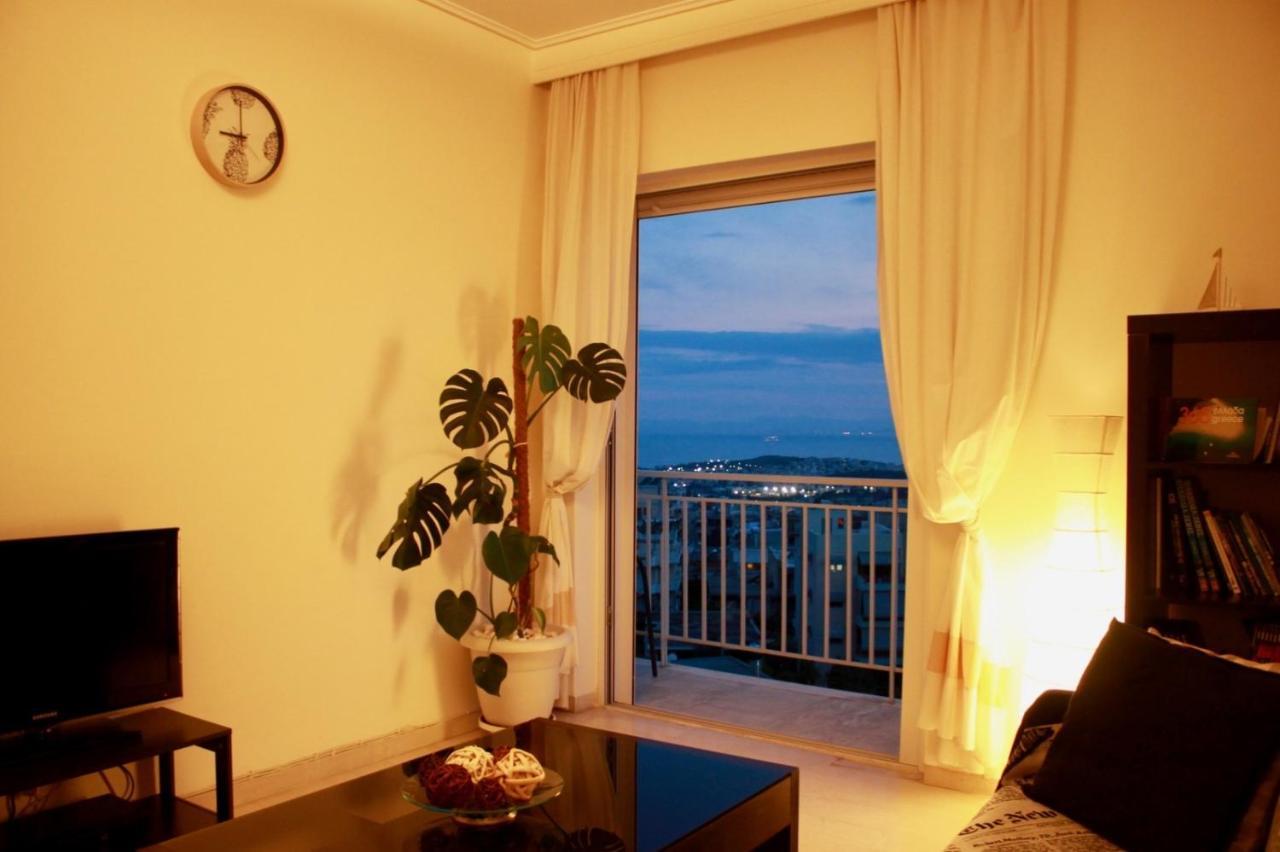 Appartamento Penthouse With Sea View Atene Esterno foto